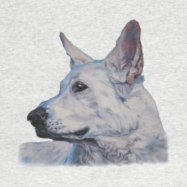 German Shepherd Fine Art Painting by LASHEPARD